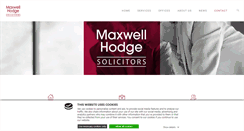 Desktop Screenshot of maxwellhodge.co.uk